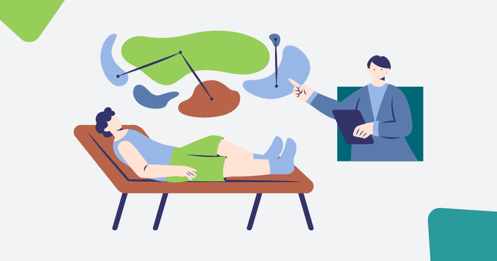 paciente en terapia con el psicólogo
